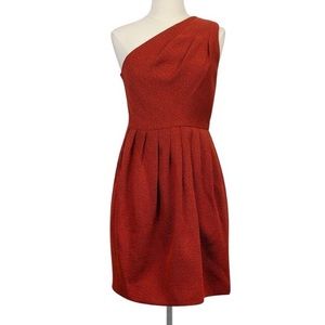 Halston heritage orange dress